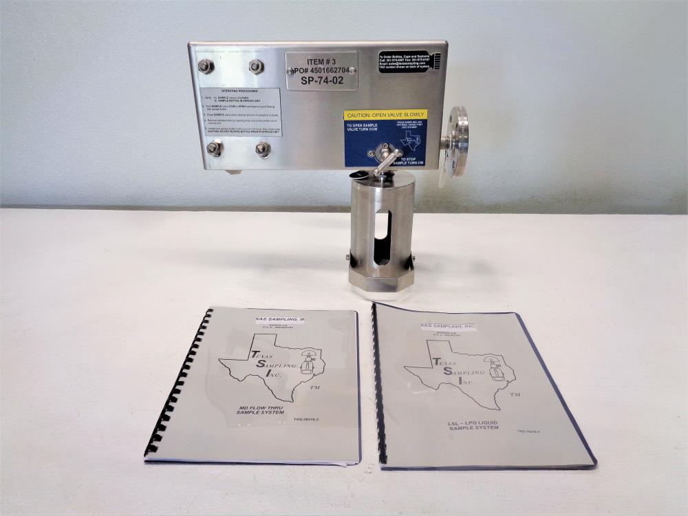 Texas Sampling Sampler System w/ 1" 150# SS Flange #MDS-B-32-XX-FLG-XX-ps-xxx